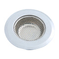 Stainless Steel Kitchen Sink Drain Strainer 4.45" - Durable Food Catcher Chrome