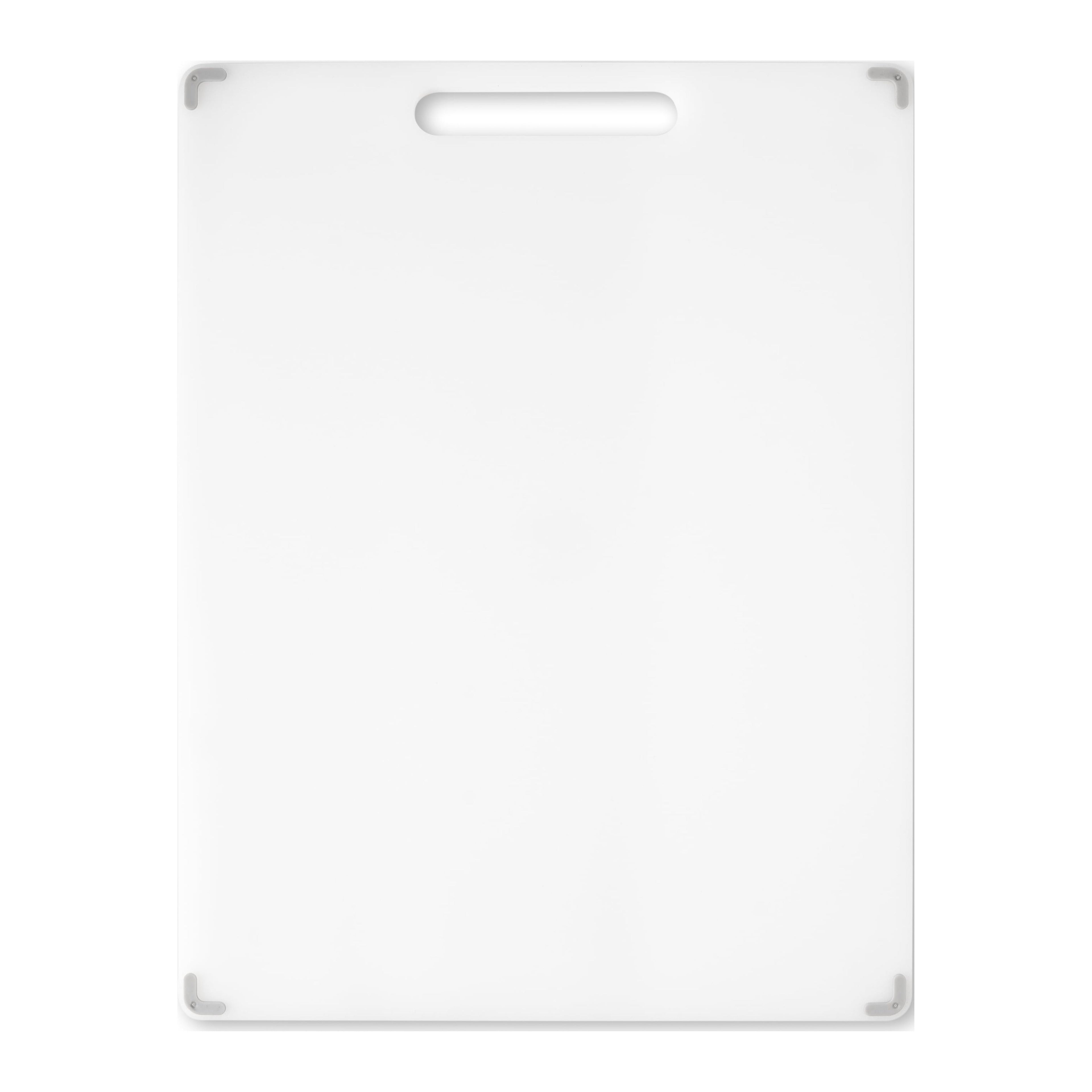 (3 pack) 8.5"X11" Non-Slip Poly Cutting Board, White Color