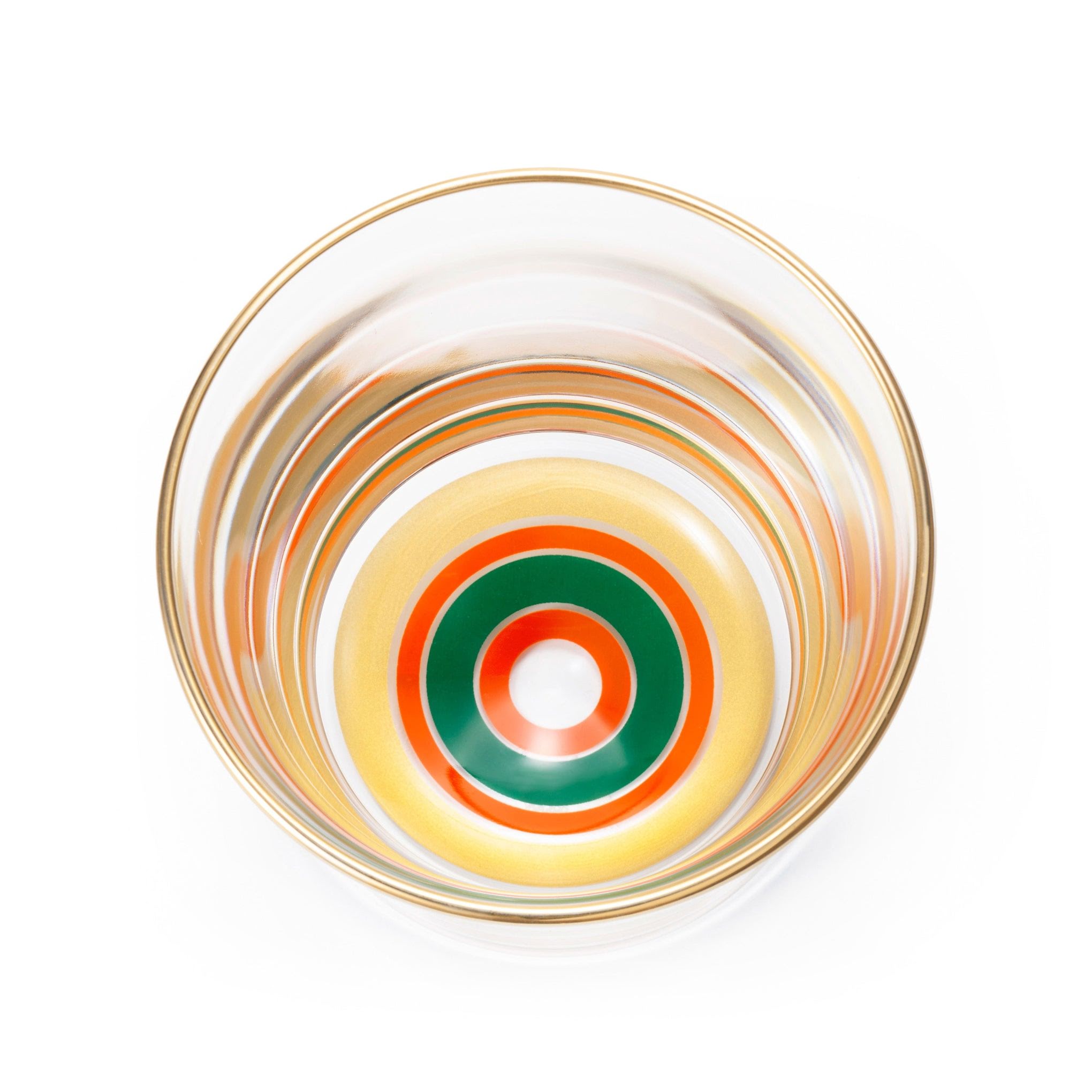 Japanese Rocking Whisky Glass - Gold