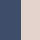 HAY Pattern Taper Candle - Light Pink/ Blue