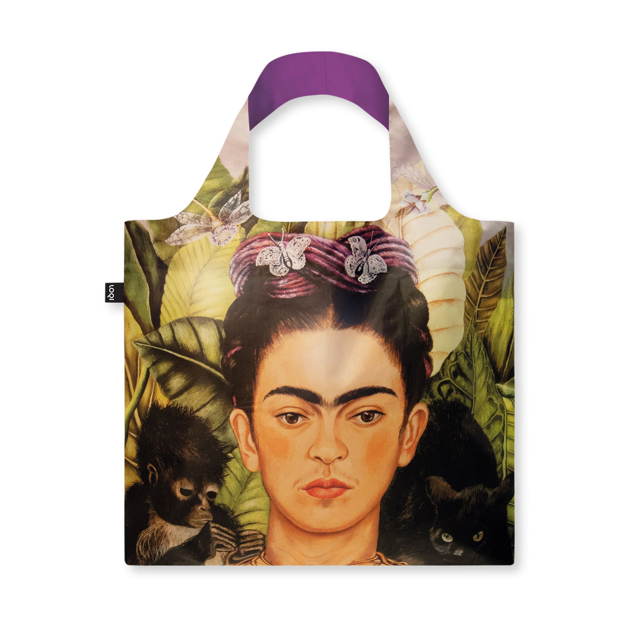 Loqi Recycled Polyester Artist Tote Bag - Frida Kahlo