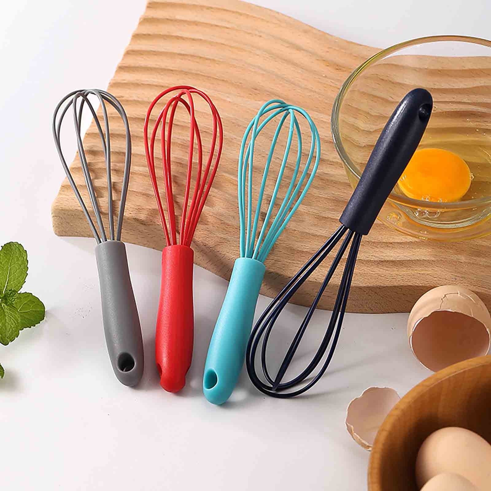 Stainless Steel 6" Mini Whisk, Sturdy Wire Kitchen Utensil for Whipping, Mixing, and Combining Batters & Dry In...