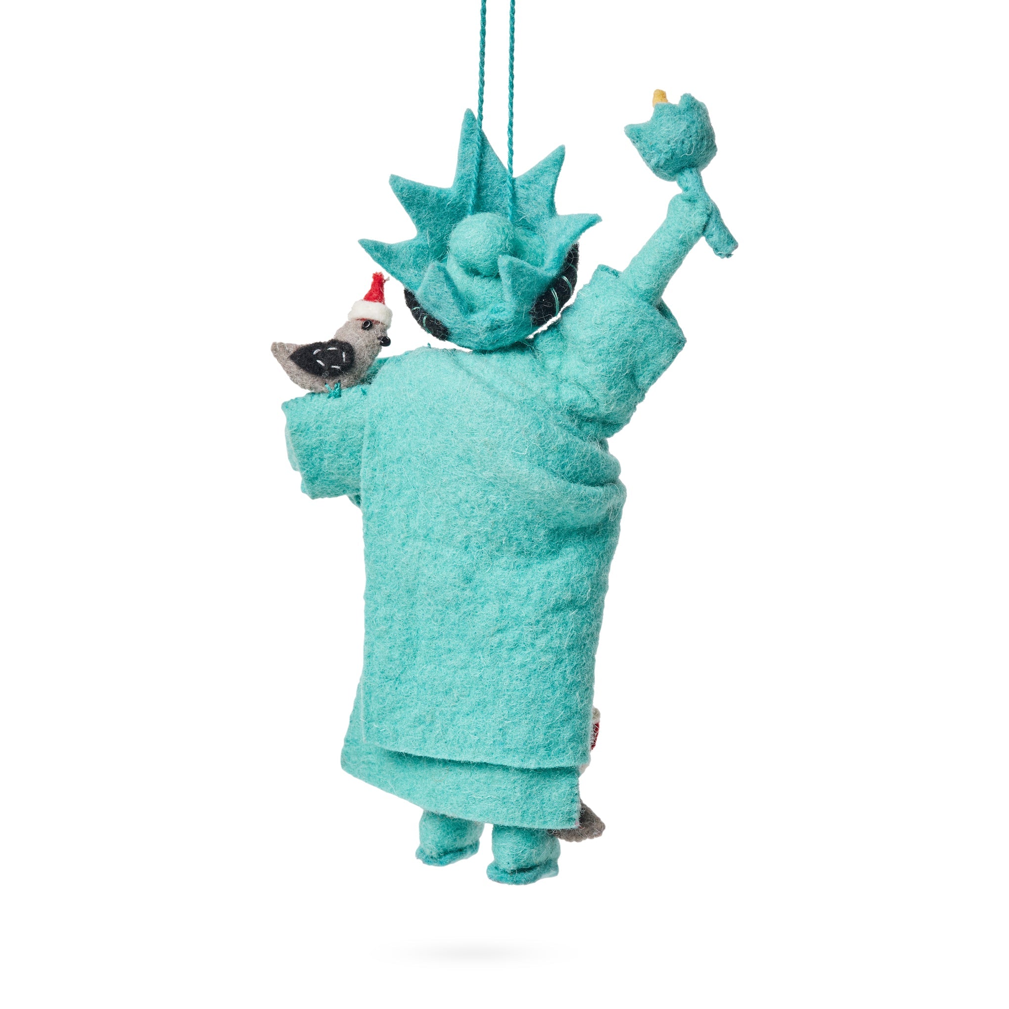 NYC Felt Ornament - Statue of Liberty Pigeon