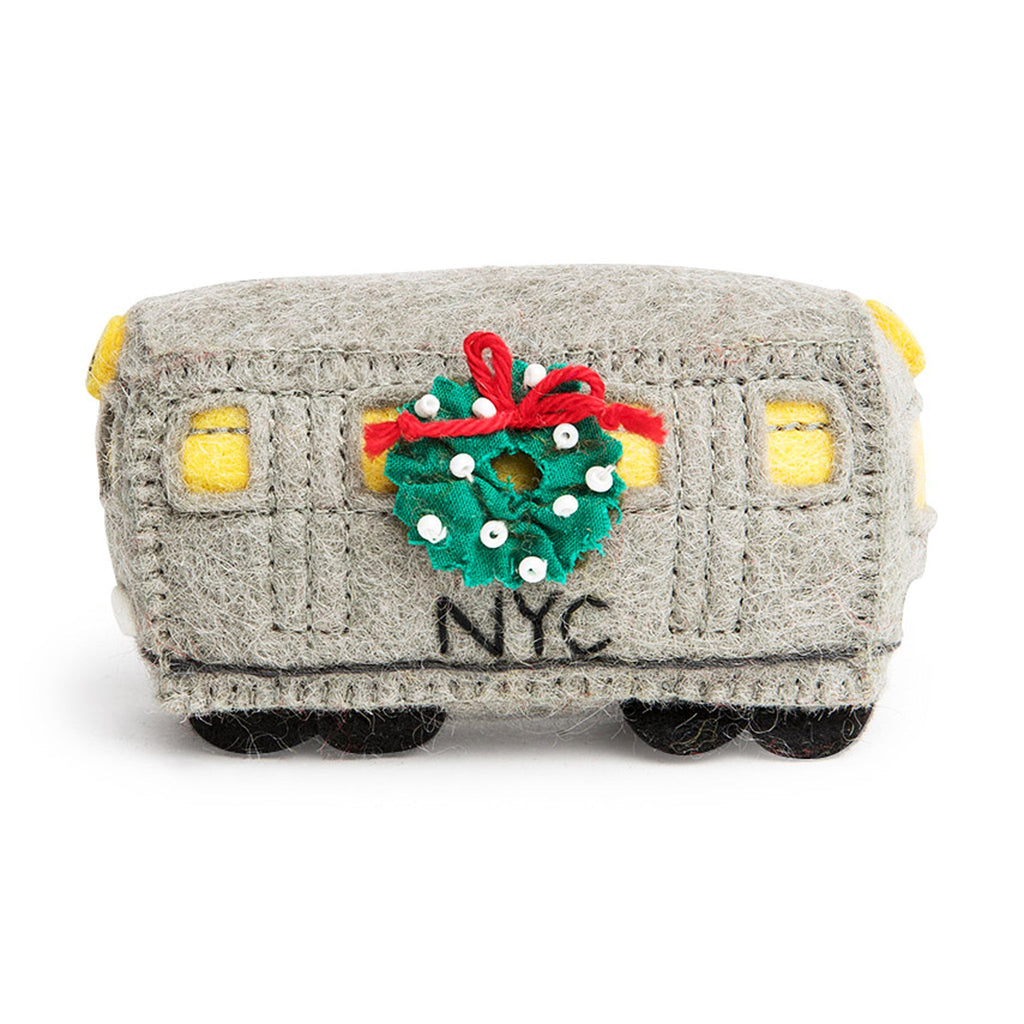 NYC Felt Ornament - Subway