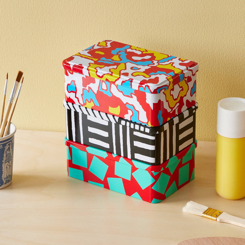 George Sowden Horizontal Tin - Red/ Yellow/ Blue