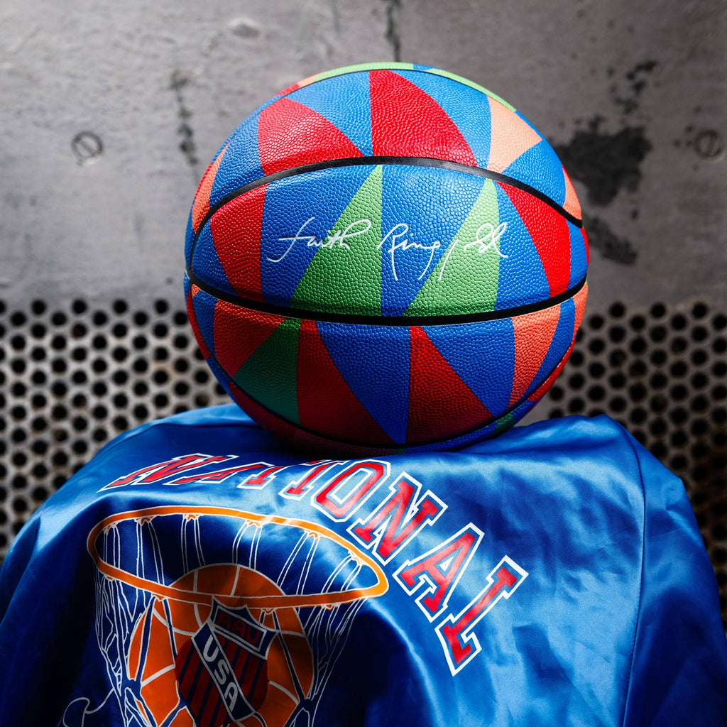 Faith Ringgold Windows of the Wedding #1. Woman Basketball