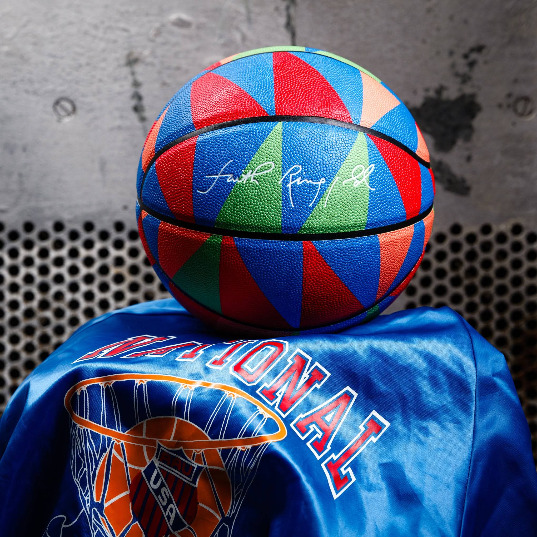 Faith Ringgold Windows of the Wedding #1. Woman Basketball