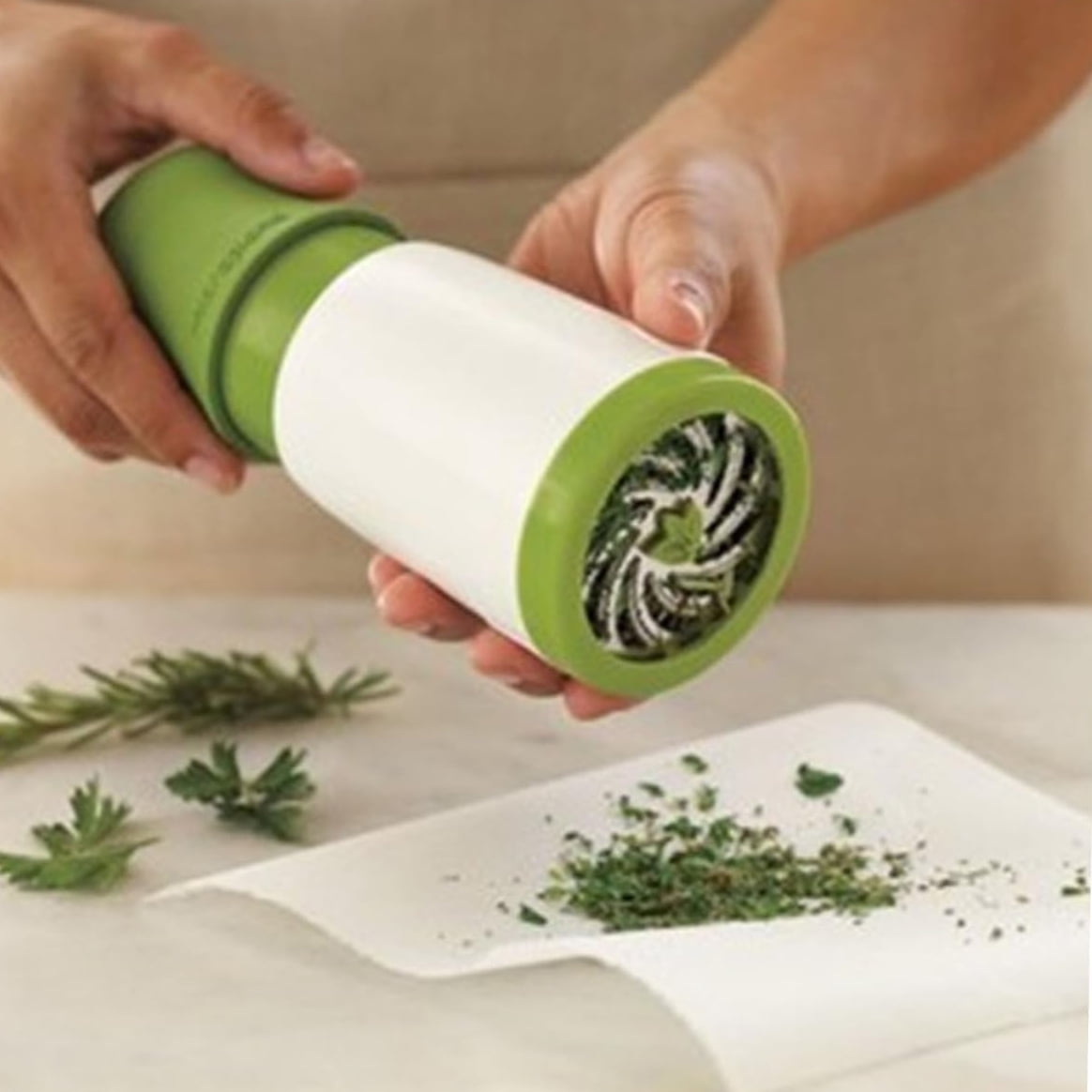 2-Pack Multi-functional Vegetable Chopper for Parsley, Cilantro, and Garlic.