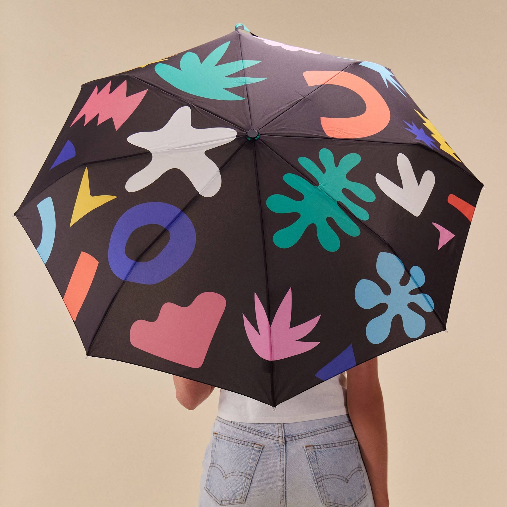 Original Duckhead Recycled Plastic Umbrella - Black/ Multi