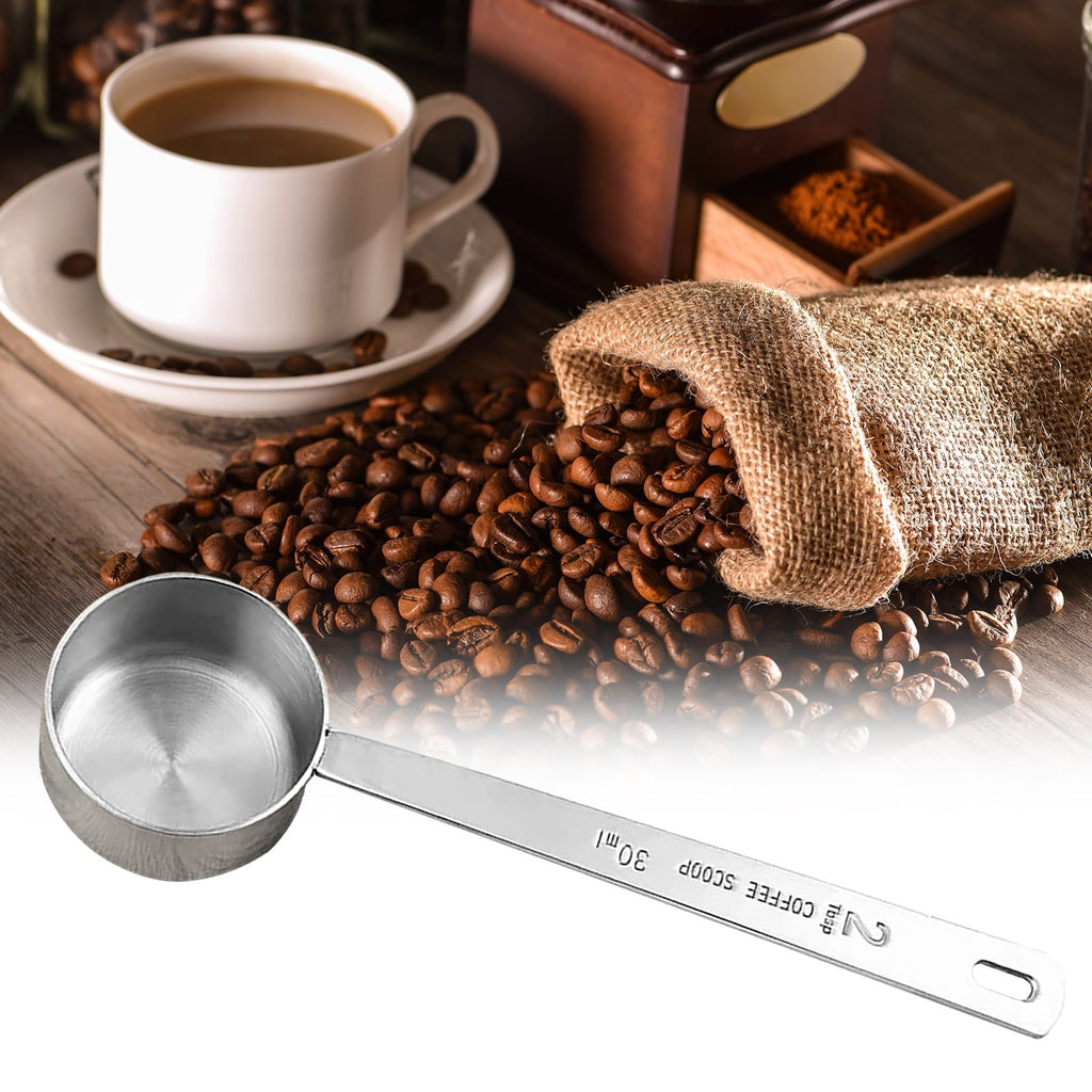 2 Tablespoon Coffee Scoop, Long Handle Stainless Steel Measuring Spoon, 1/8 Cup Measuring Cup, Coffee Measuring Spoon...