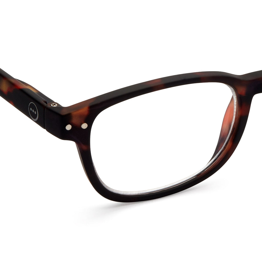 IZIPIZI Rectangular Reading Glasses #B - Tortoise