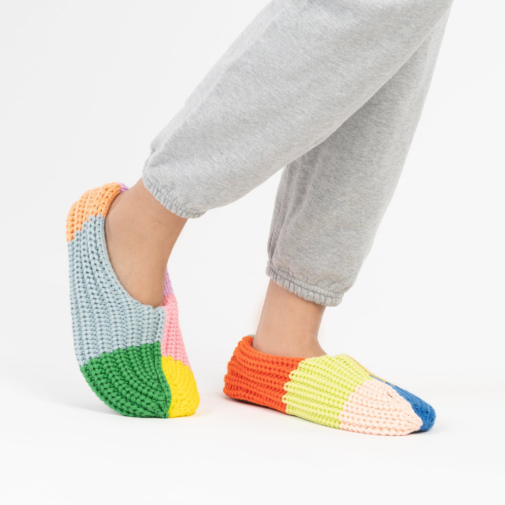 Verloop Mismatch Knit Slippers
