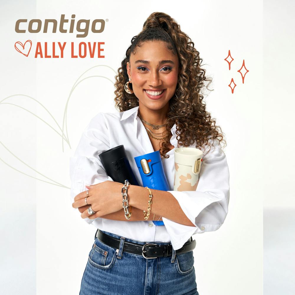 Contigo® x Ally Love West Loop 3.0 Stainless Steel Travel Mug with AUTOSEAL® Easy-Clean Lid, 16oz - Violet