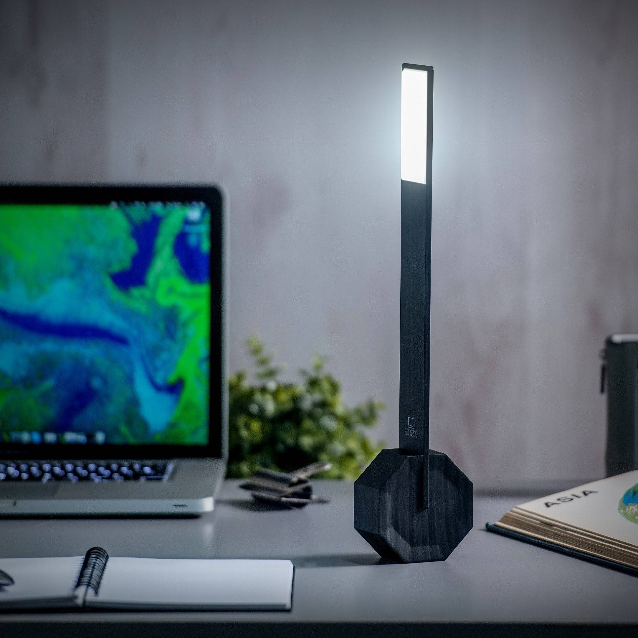 Octagon Portable Desk Light - Black