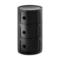 Kartell Componibili 3-Tier Storage - Black