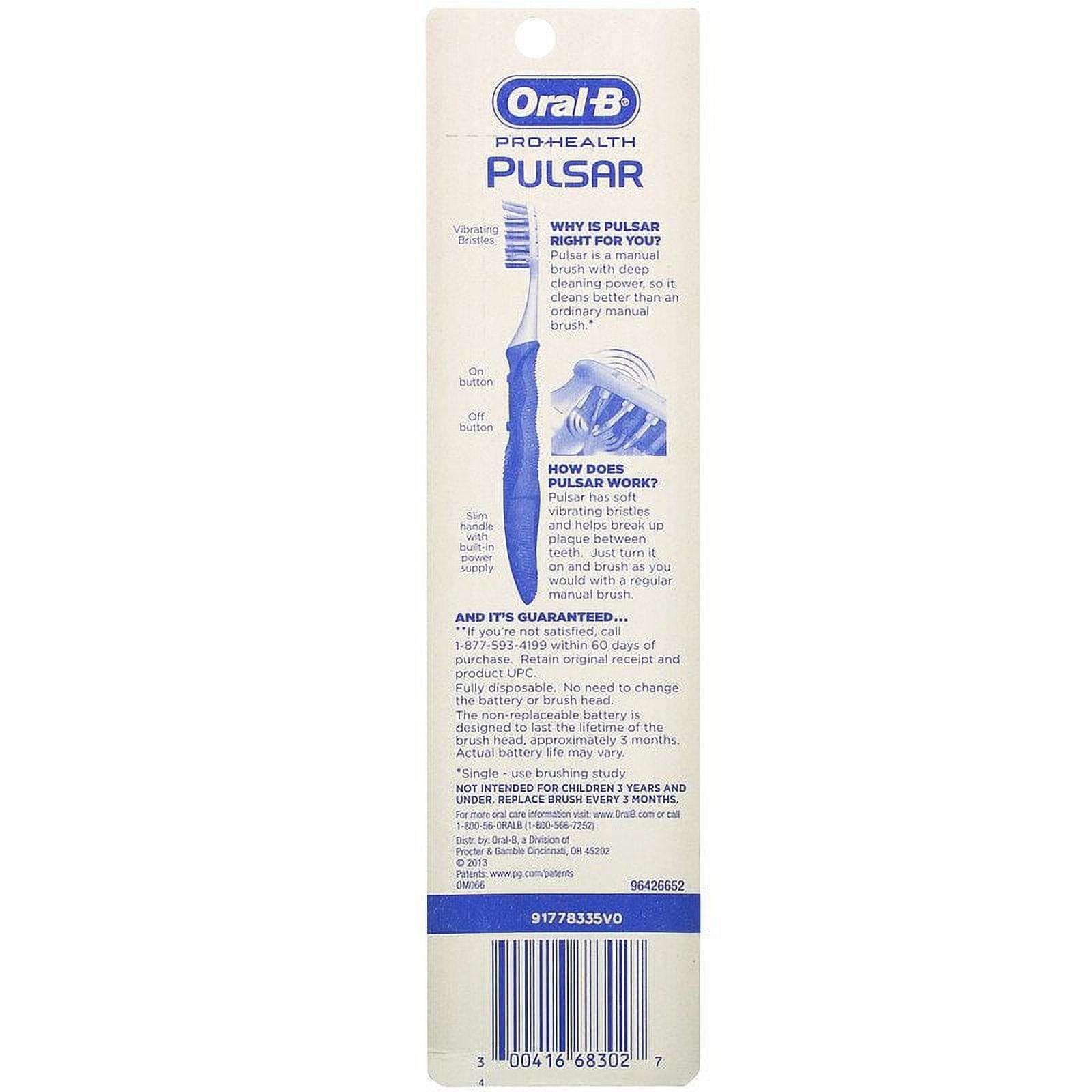 2 Pack -  Pulsar Toothbrush Soft 1 Each
