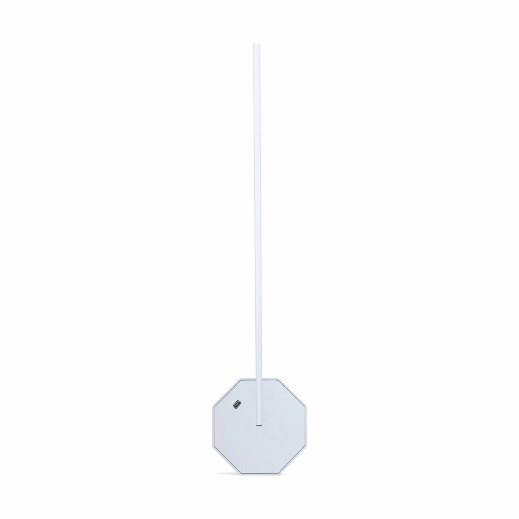 Octagon Portable Desk Light - White