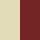 HAY Tin Container - Off White/ Burgundy/ Green