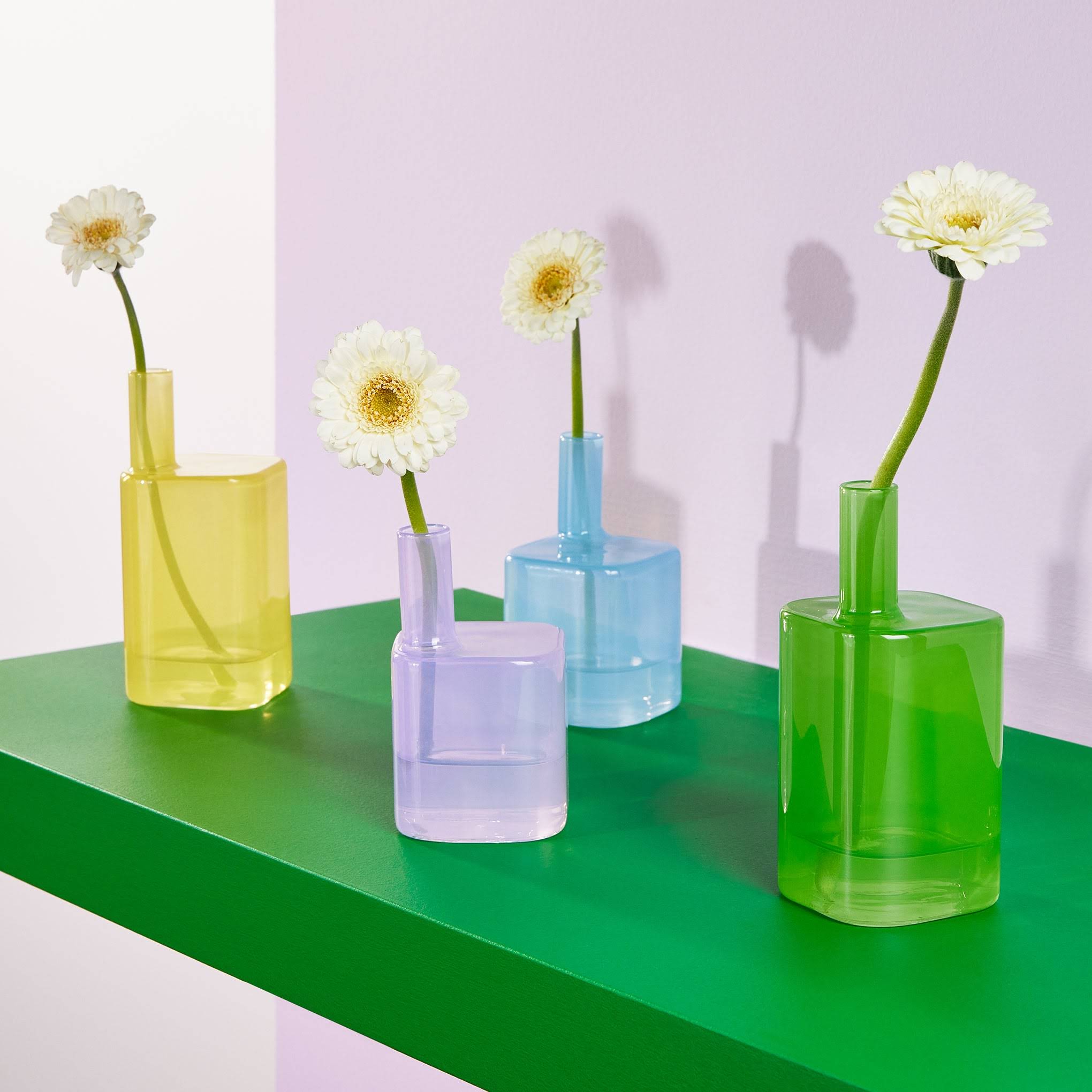 Cityscape Vase - Pale Blue