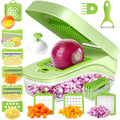 16 in 1 Vegetable Chopper, Multifunctional Veggie Chopper for Salad Garlic Carrot Egg Separator Food Chopper w...
