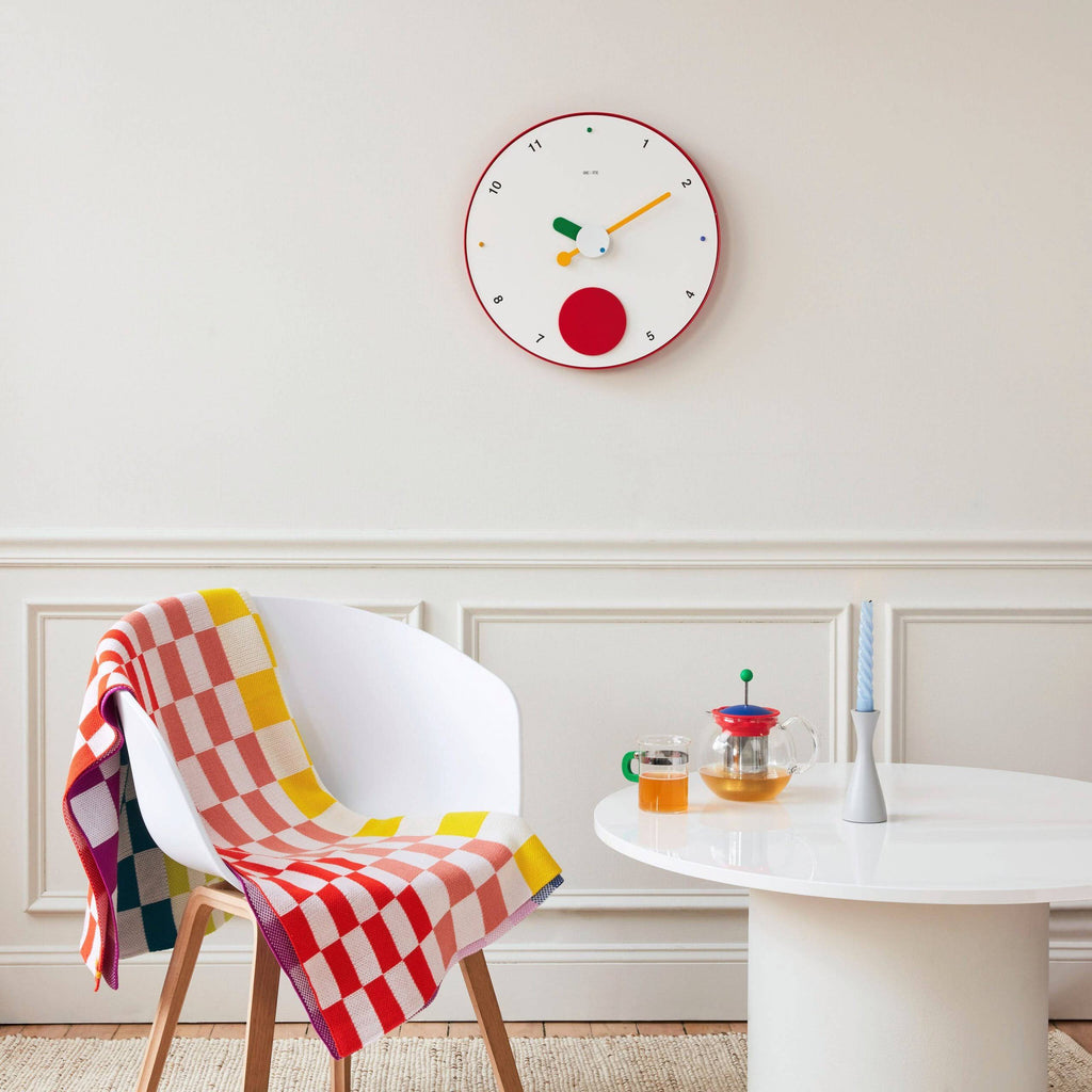 Contrattempo Wall Clock - White