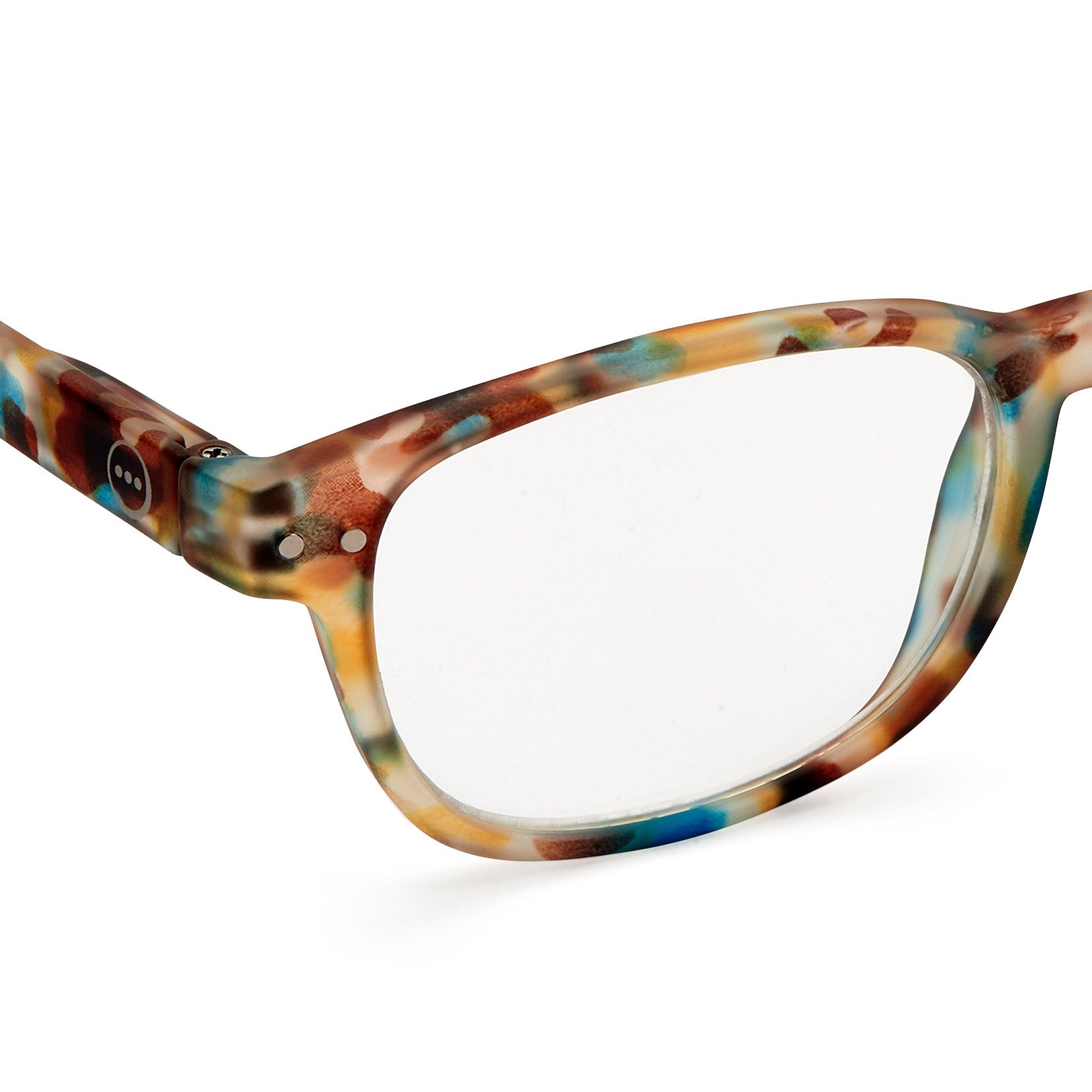 IZIPIZI Rectangular Reading Glasses #B - Blue Tortoise