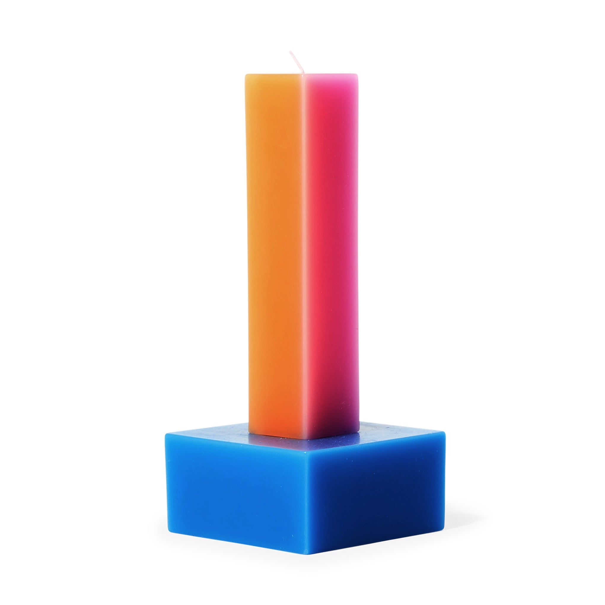 Yinka Ilori Happiness Candle - Orange/ Pink
