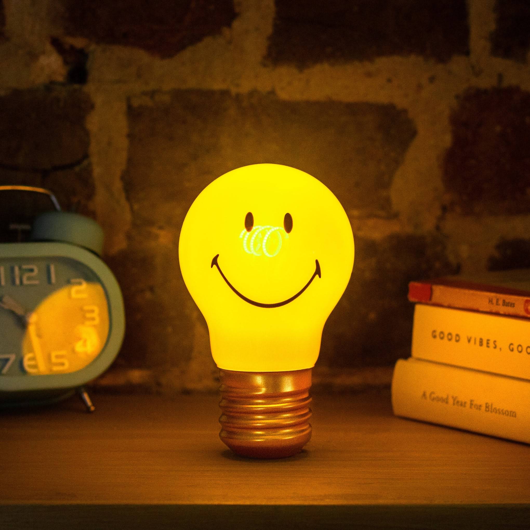 Rechargeable Bulb Light - Smiley