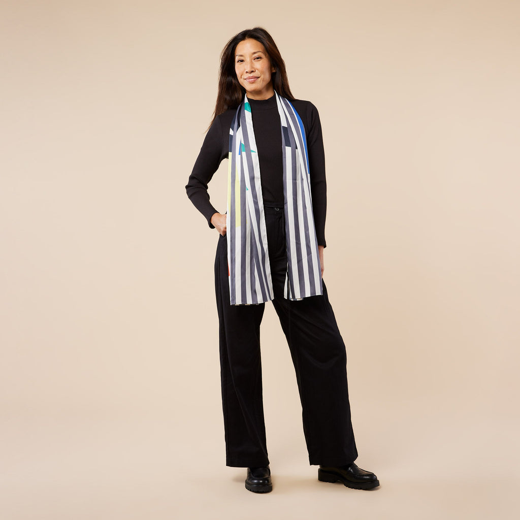 Alejandro Otero Recycled Polyester Colorhythm Scarf