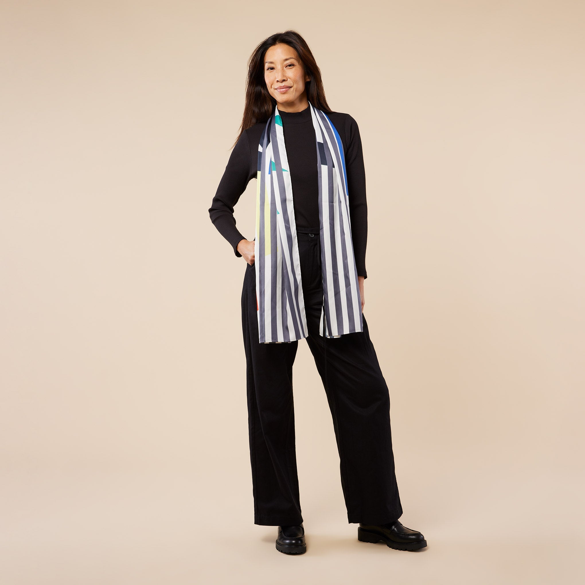 Alejandro Otero Recycled Polyester Colorhythm Scarf