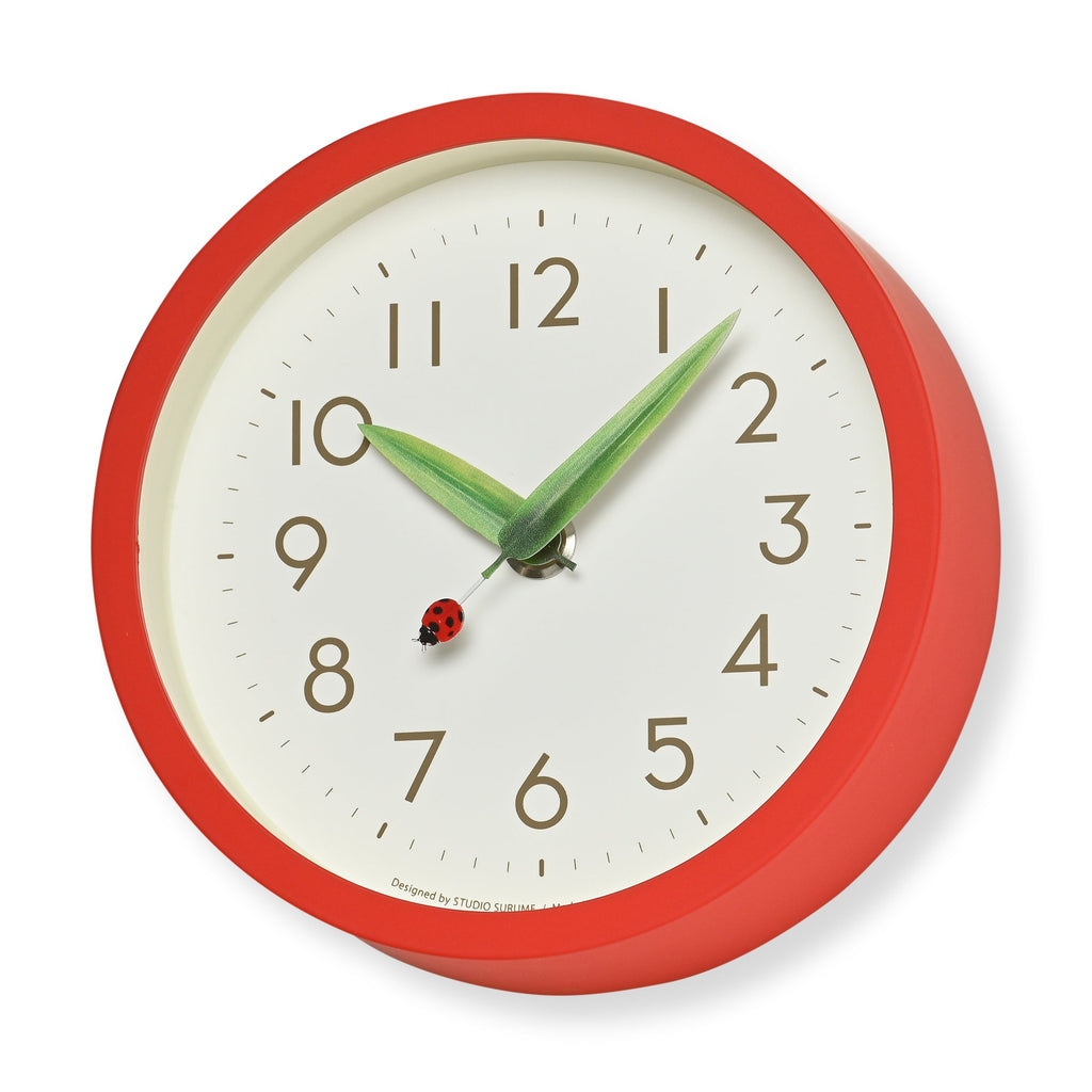 Perch Desk Clock - Red