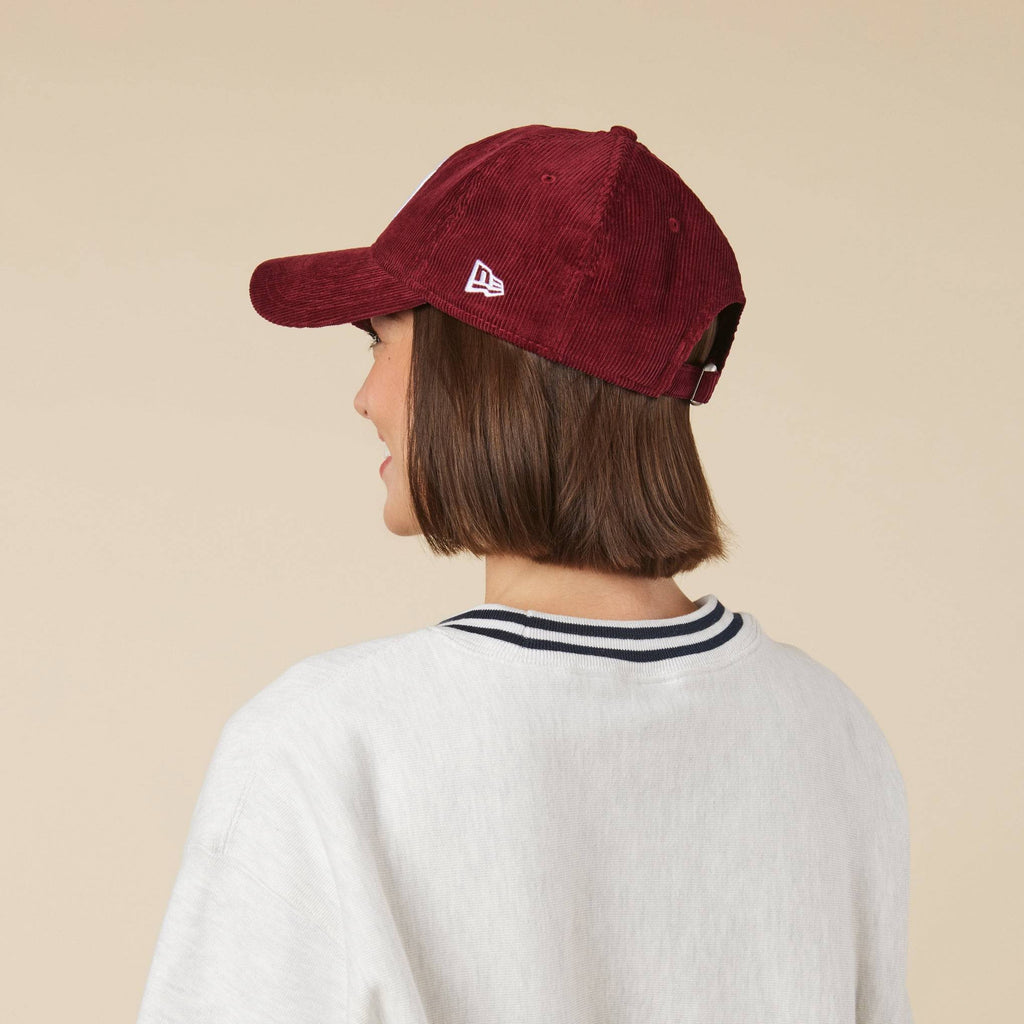 MoMA NY Yankees 9TWENTY Corduroy Adjustable Baseball Cap - Maroon