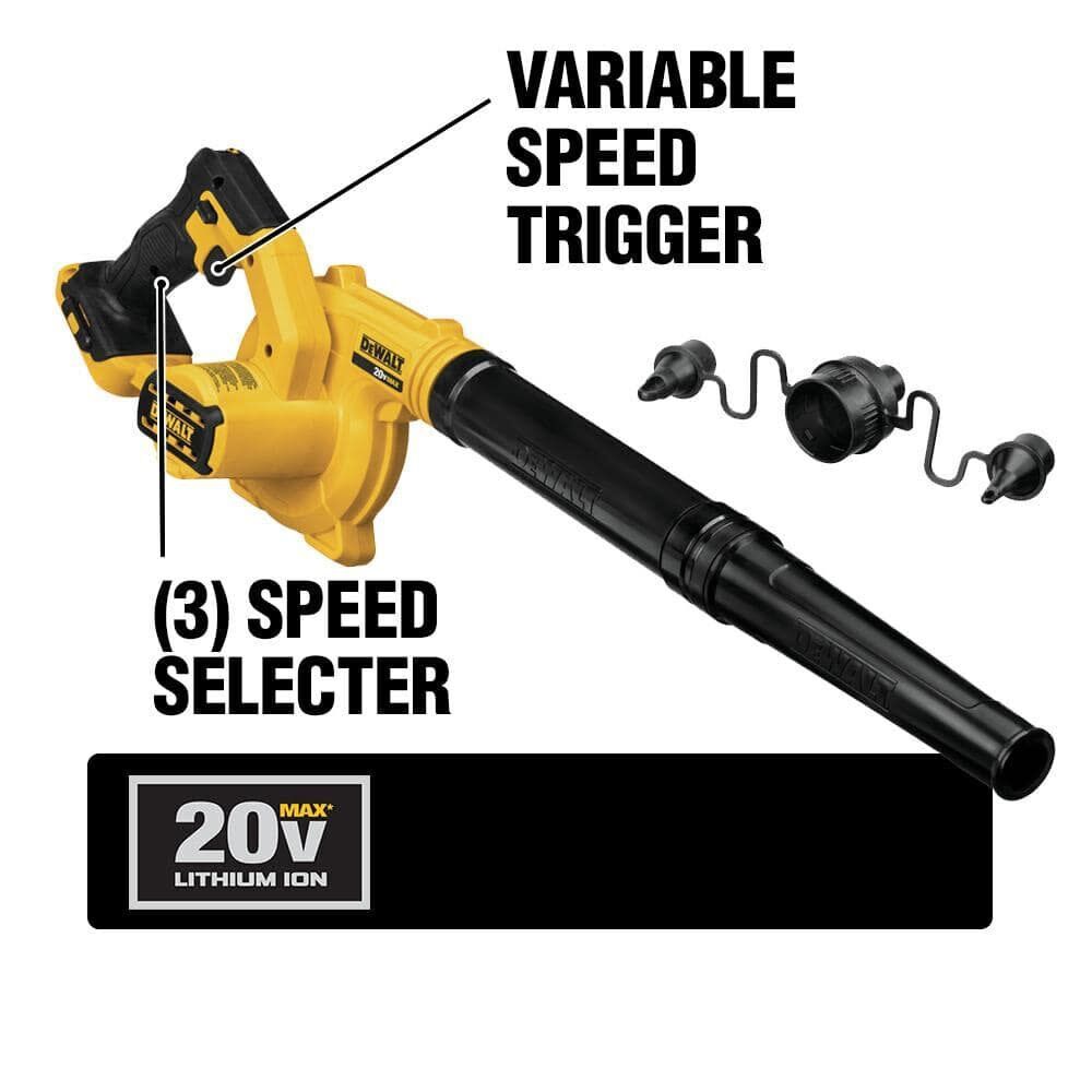 DEWALT 20V MAX 10-Tool Combo Kit with Batteries &amp; Charger - Drill, Impact Driver, Blower, Flashlight, Speaker, Grinder, Saw, Vacuum