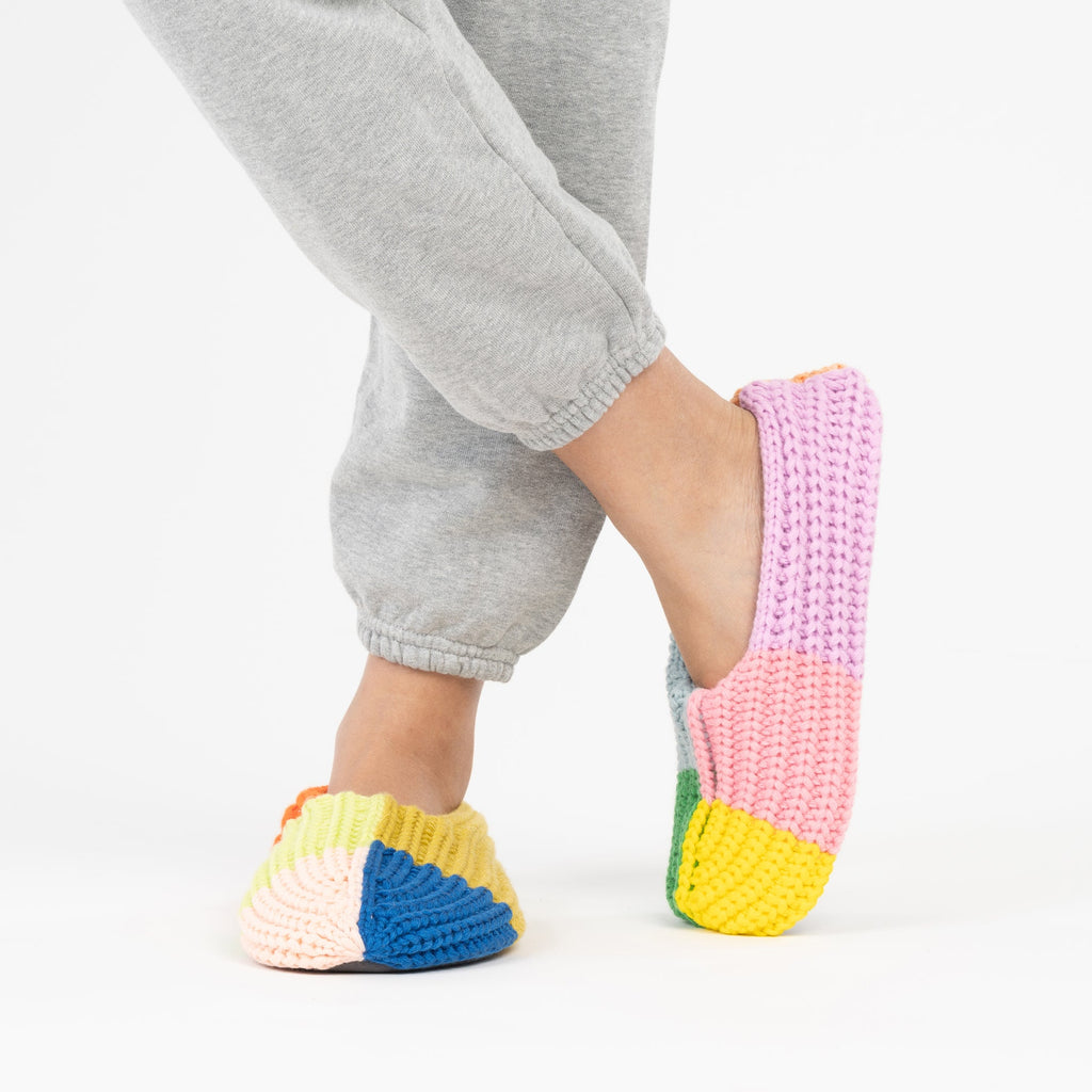 Verloop Mismatch Knit Slippers