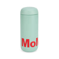 Colorful MoMA Insulated Travel Mug - Mint/ Red