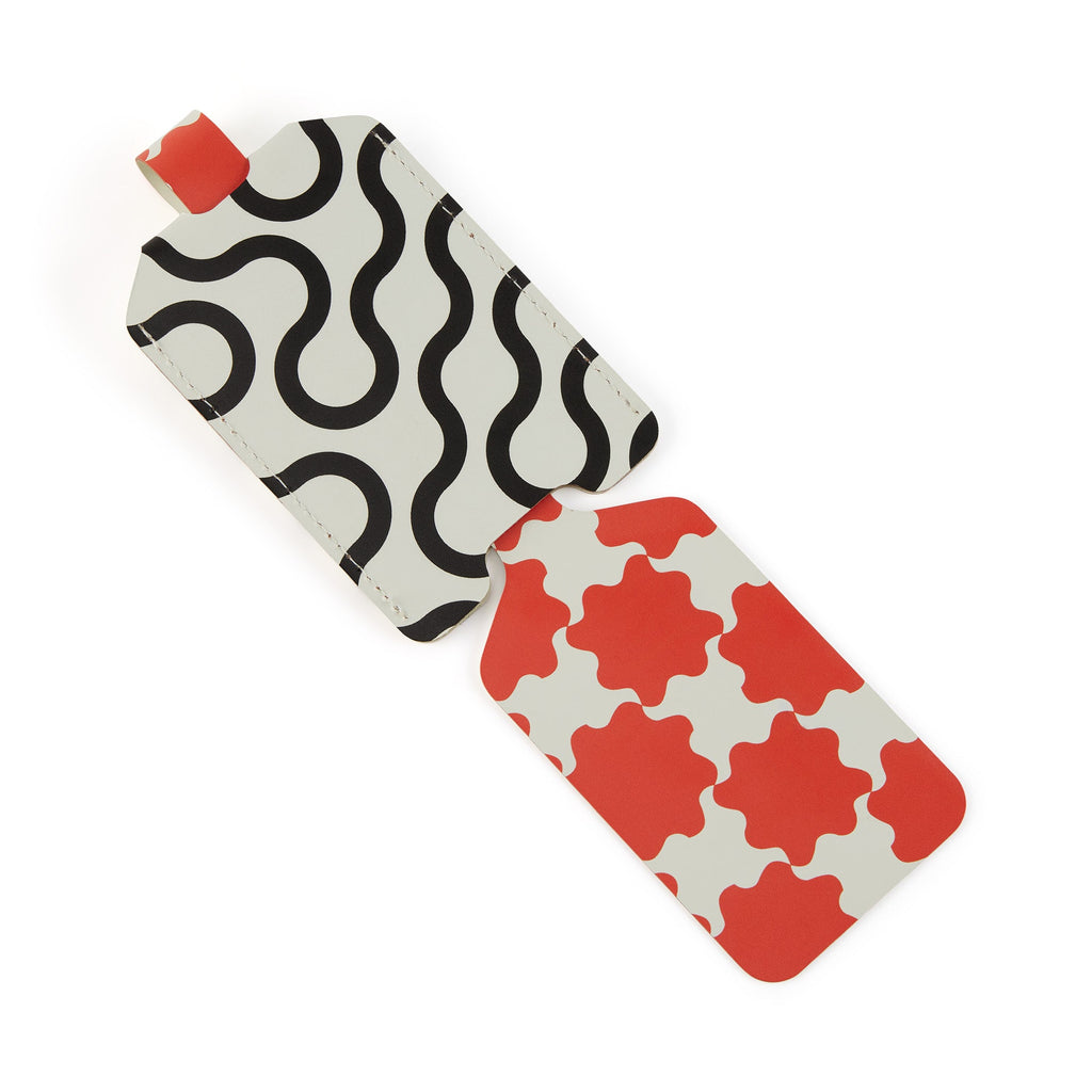 Dusen Dusen Recycled Leather Luggage Tag - Arc