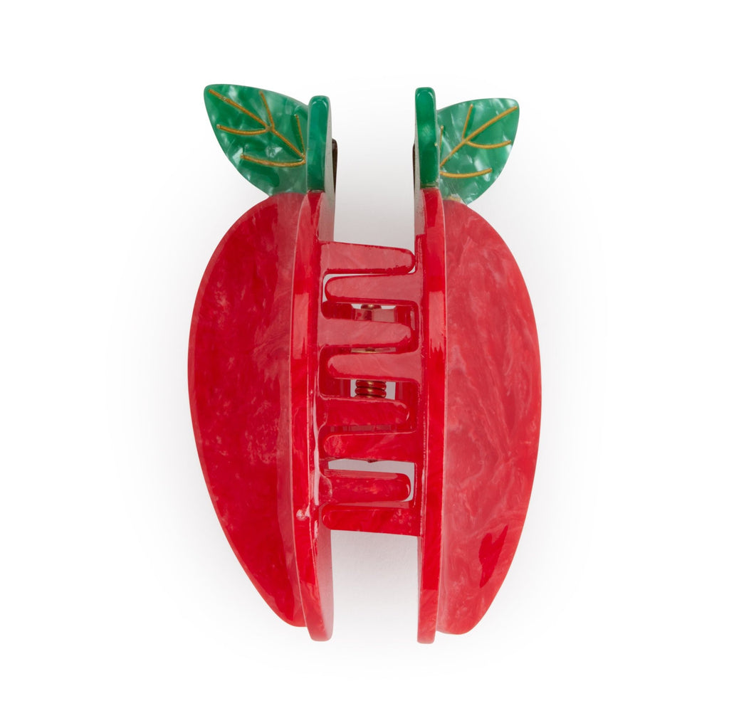 Solar Eclipse Hair Clip - Red Apple