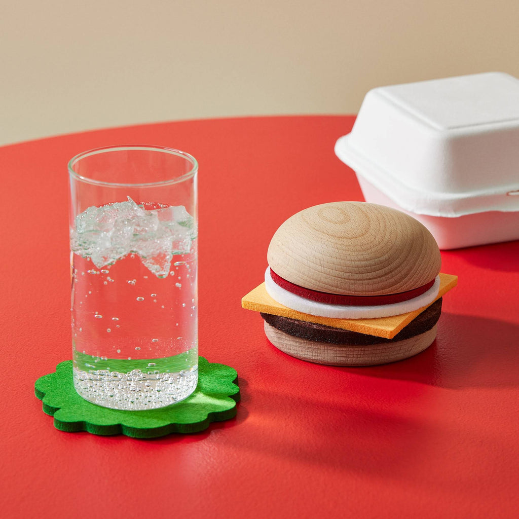 Cheeseburger Coasters - Set of 5