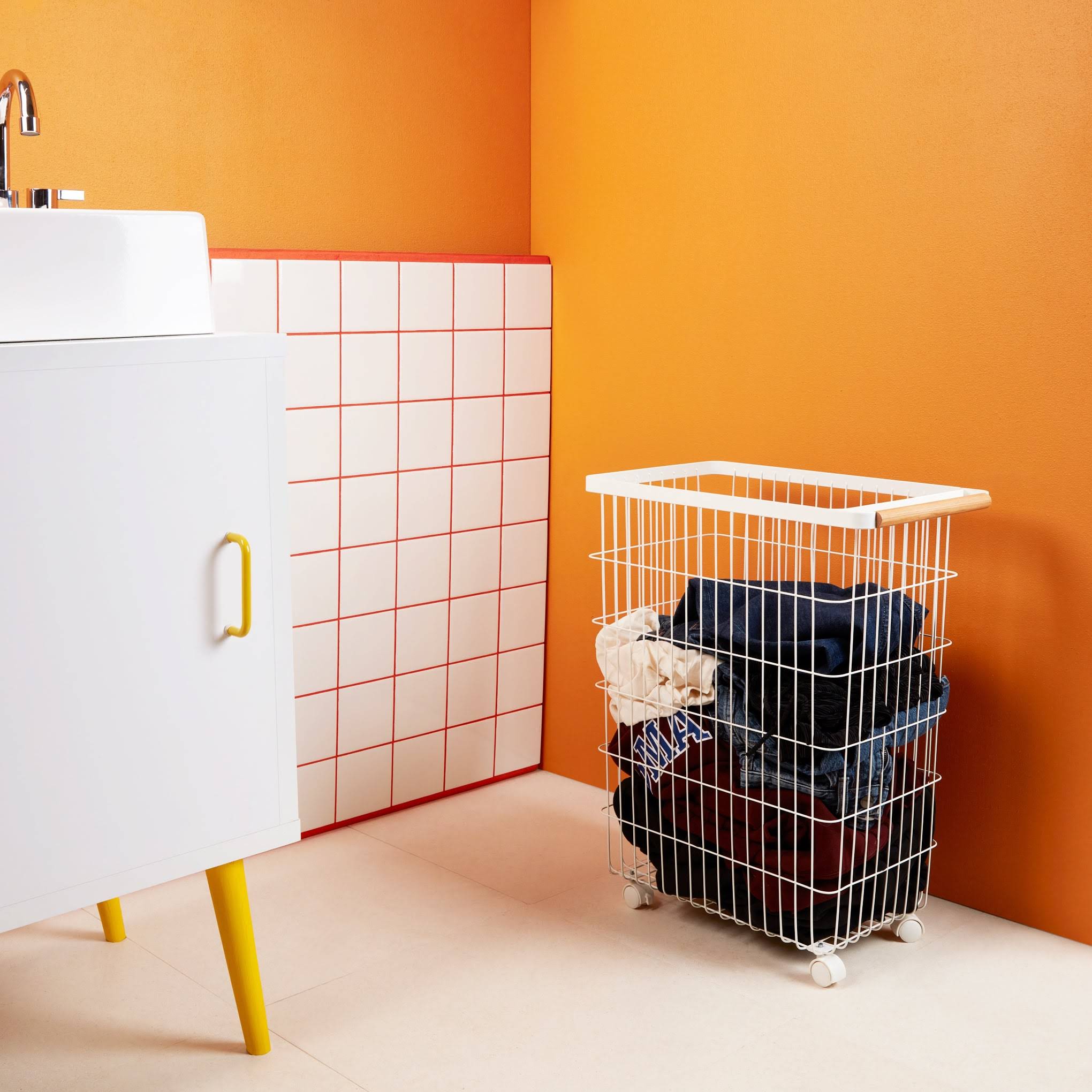 Rolling Laundry Basket
