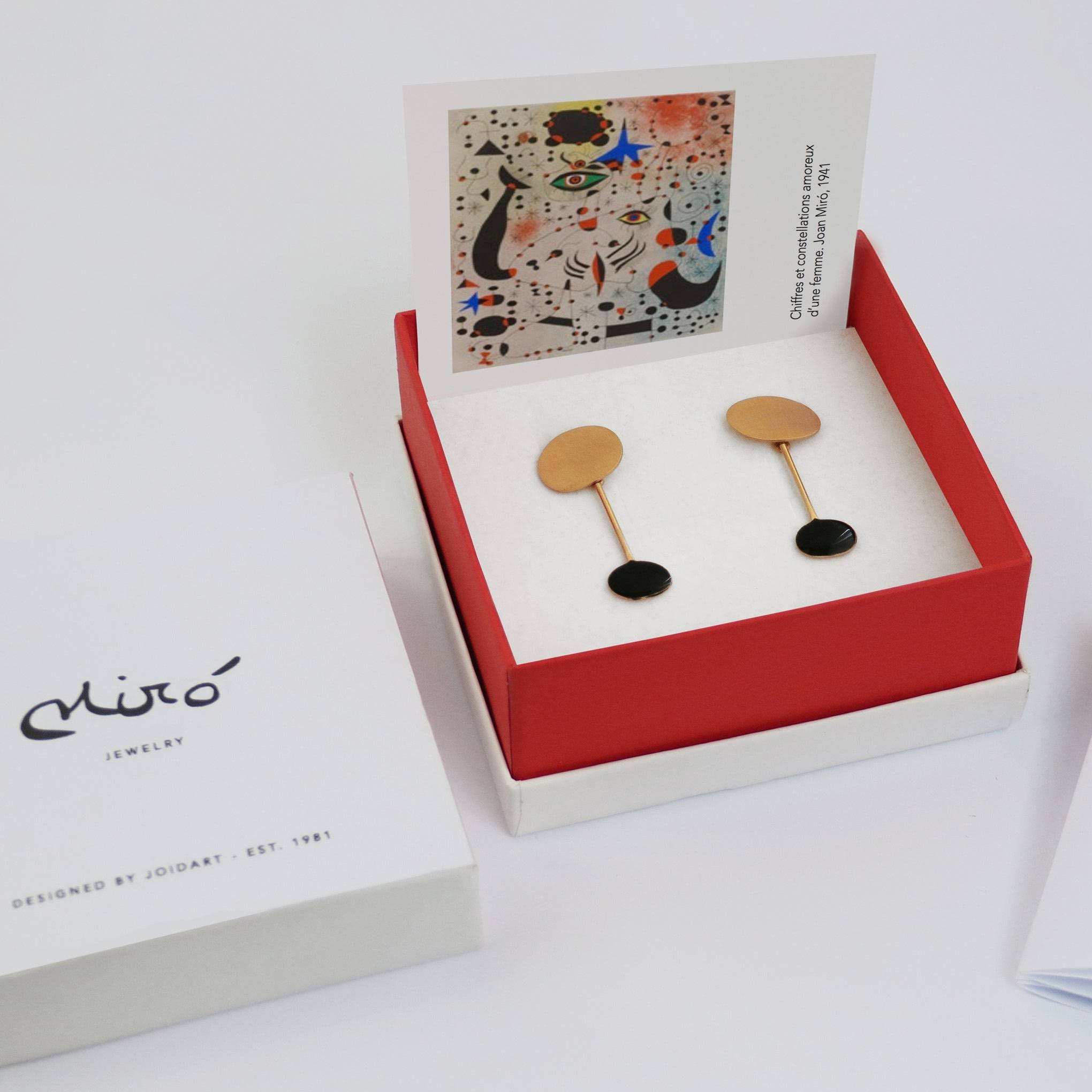 Joan Mir?? Gold-Plated Dot Drop Earrings