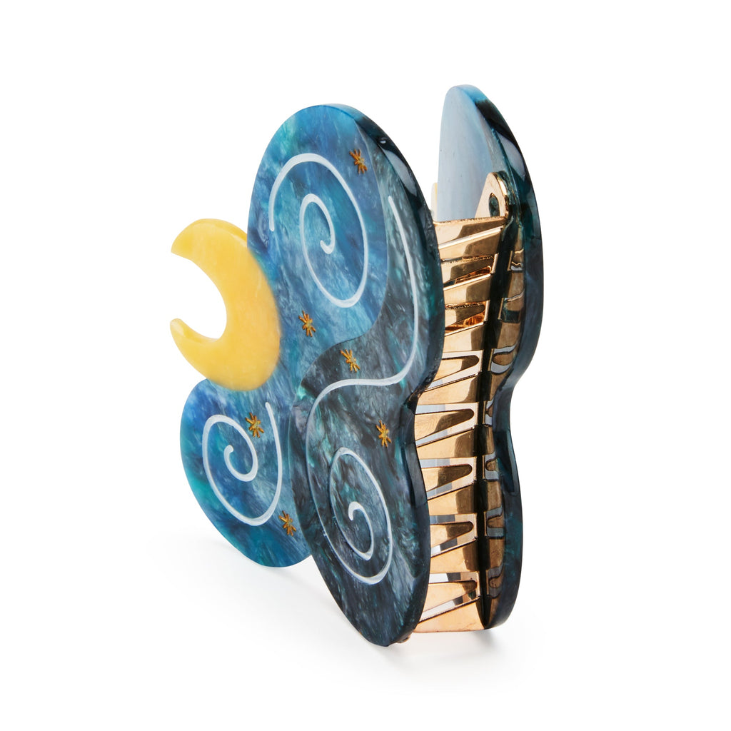MoMA Solar Eclipse Starry Night Hair Clip