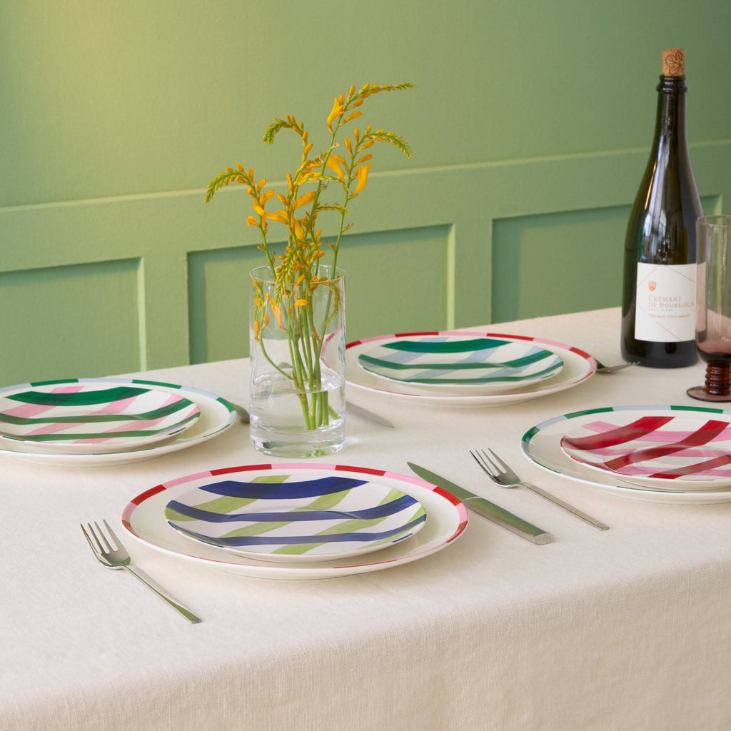Bliss Porcelain Dinnerware - Multi