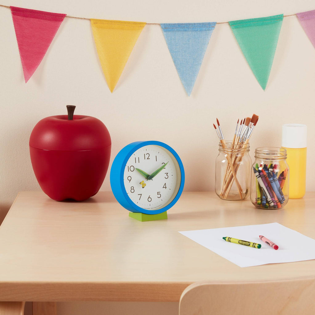 Perch Desk Clock - Blue