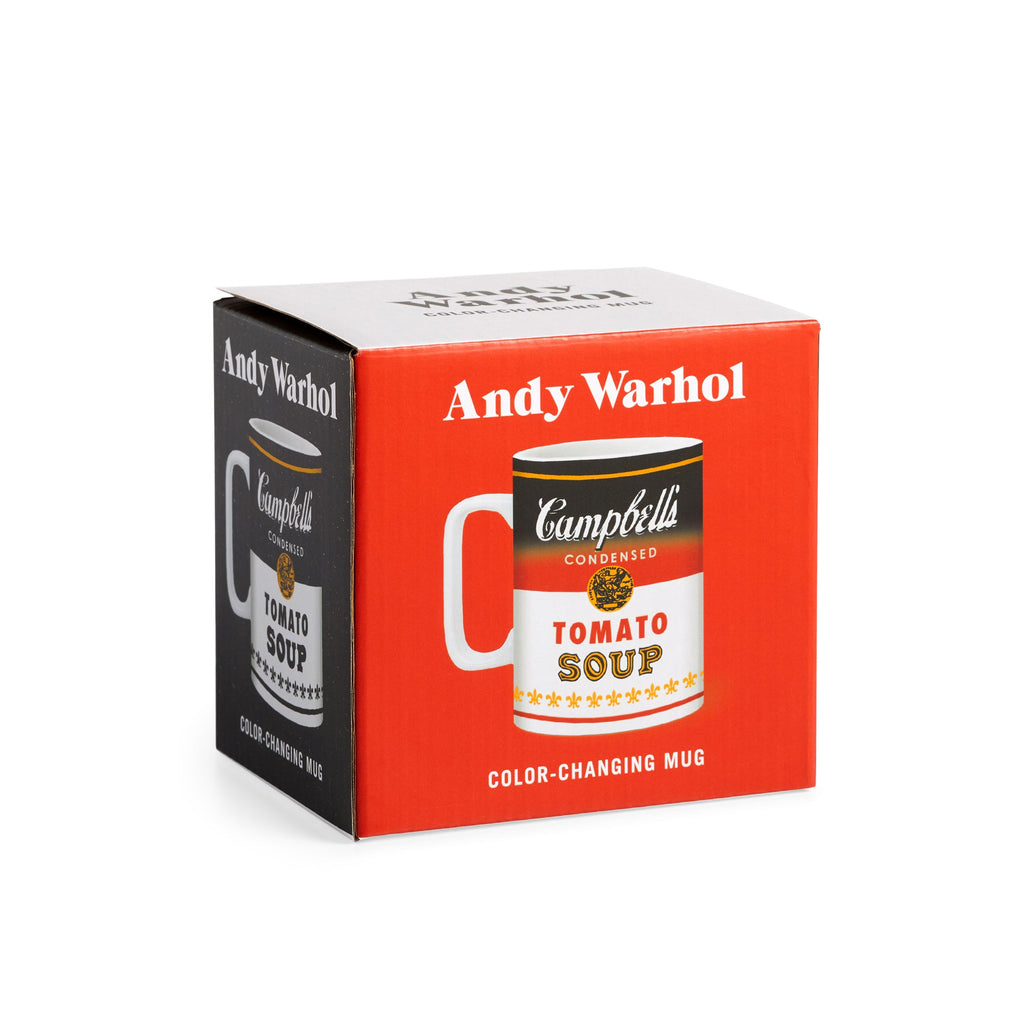 Andy Warhol Color-Changing Soup Can Mug