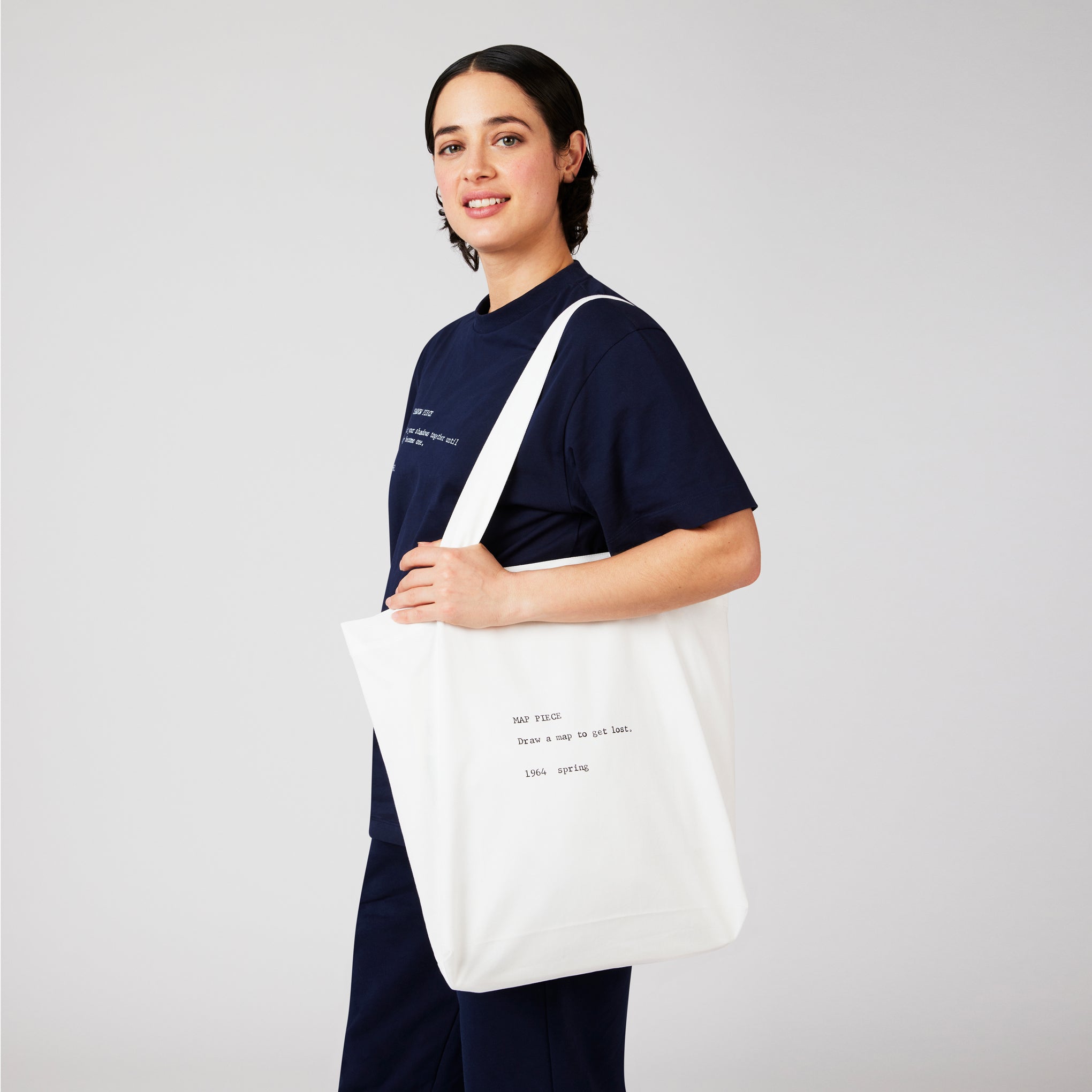 PANGAIA Yoko Ono Map Piece Tote Bag
