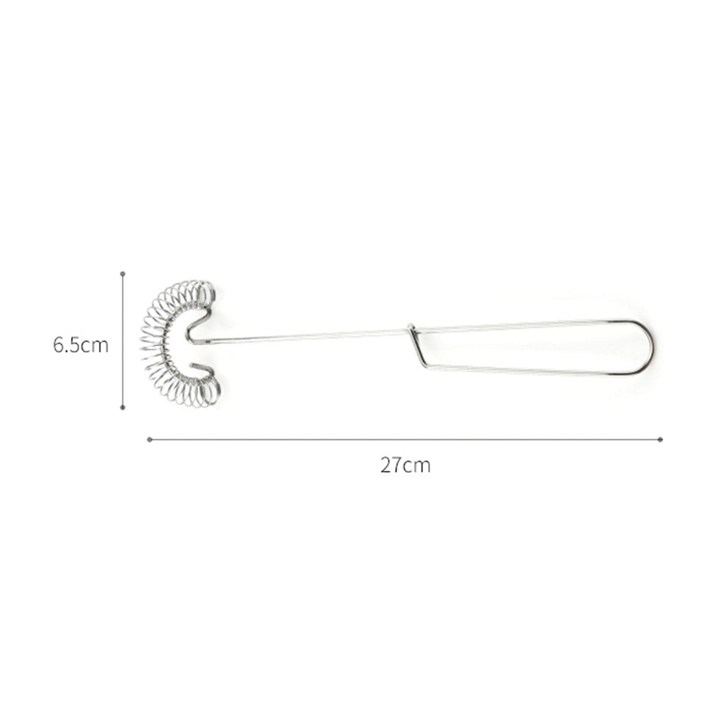Small Whisk Mixer, Flat Whisk Handheld, 10 Inch Stainless Steel Wire Egg Whisk, Spring Coil Whisk, Stainless Steel Eg...