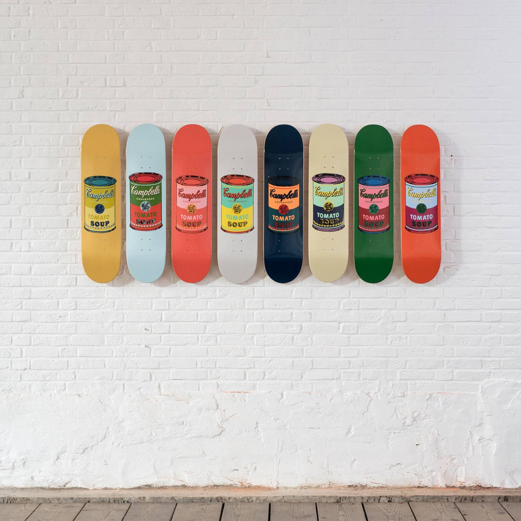 Andy Warhol: Skateboard Colored Campbell's Soup Cans - Yellow