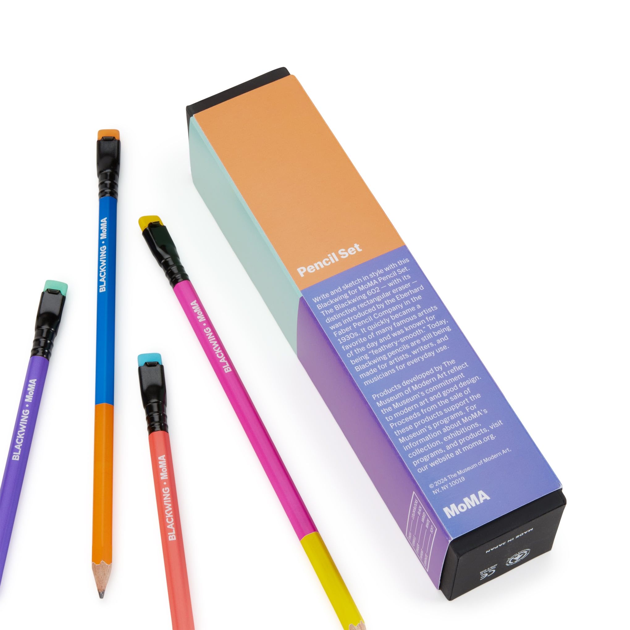 Blackwing MoMA Color Block Pencils - Set of 12