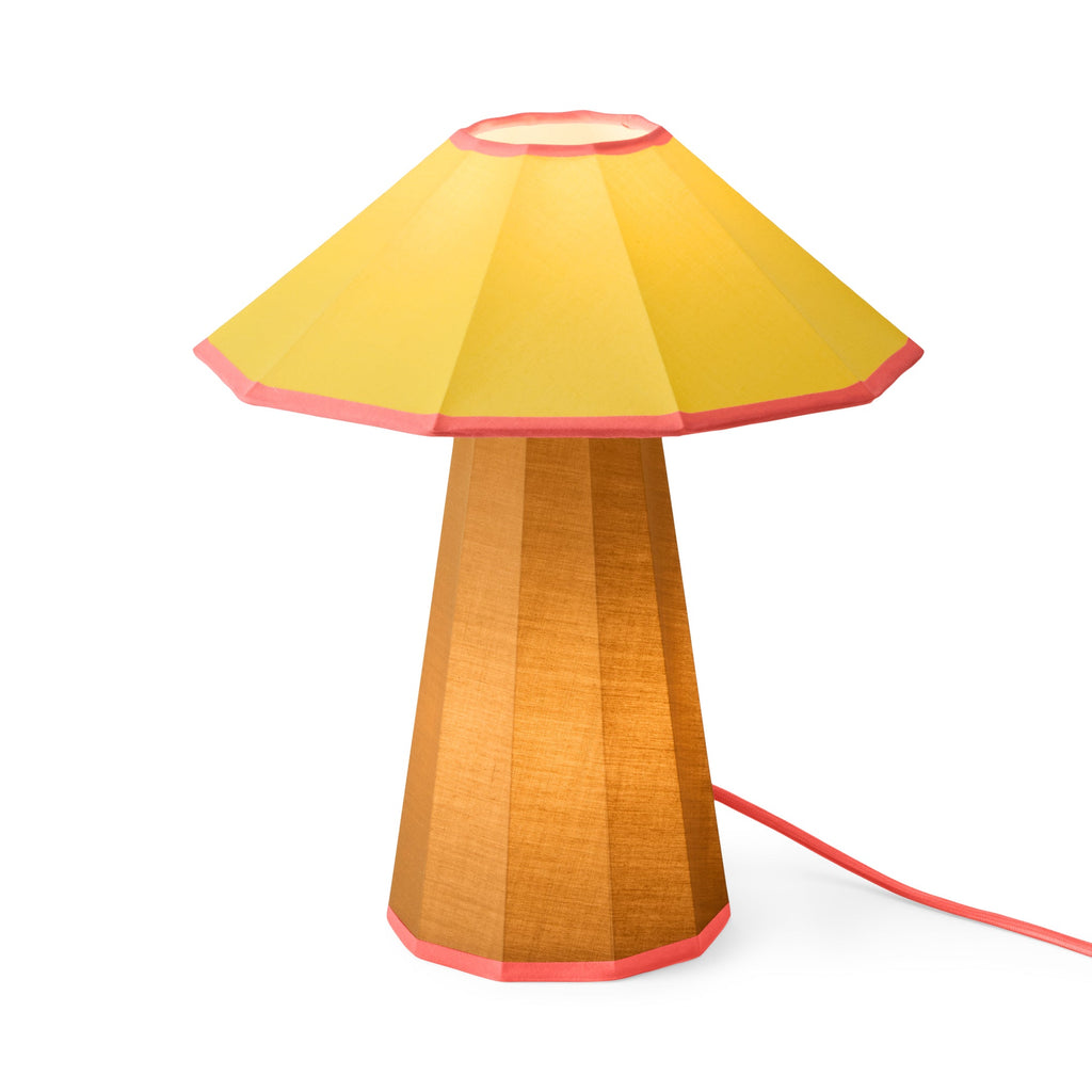 Trimme Table Lamp - Brown/ Yellow