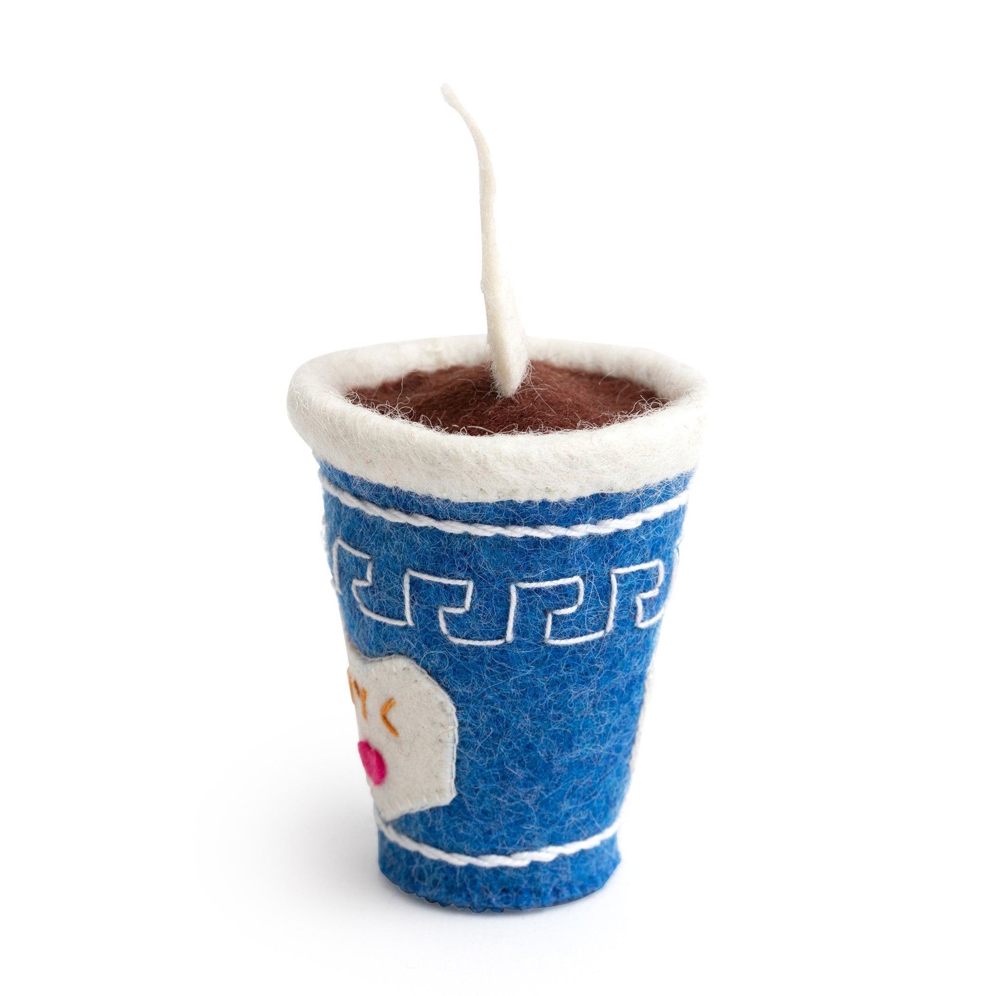 NYC Felt Ornament - Coffee